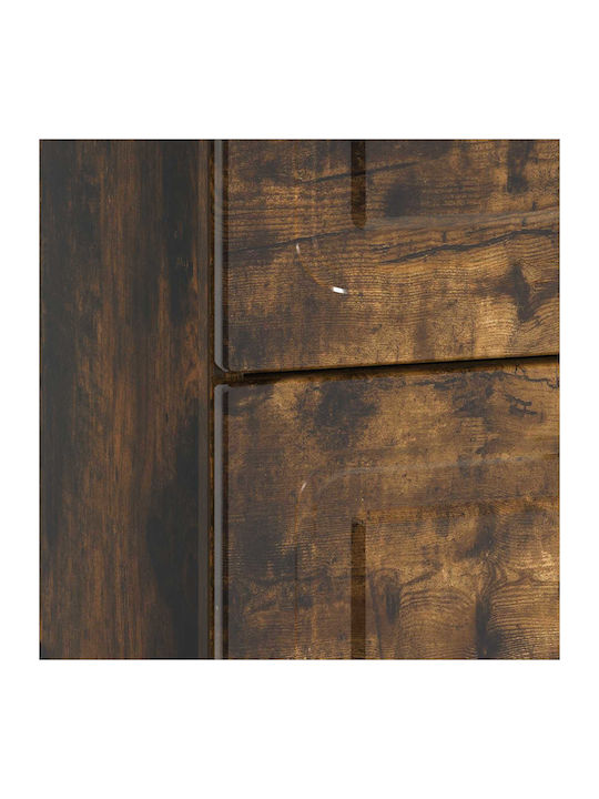 Κομοδίνα Ξύλινα Μαύρα 2τμχ 43x34.5x44.5cm