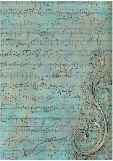Σετ 8 Ριζόχαρτα Ντεκουπάζ Stamperia 10.5×14.8cm Symphony Backgrounds