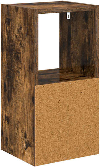 Κομοδίνα Ξύλινα Καφέ 2τμχ 25.5x22x49.5cm