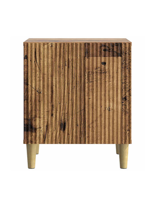 Wooden Brown Bedside Table 43x34.5x50cm