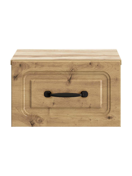 Wooden Brown Bedside Tables 2 Pieces 34.5x33x20cm