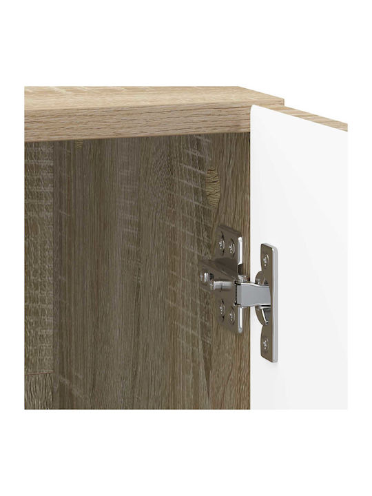 Wooden Beige Bedside Table 43x34.5x50cm