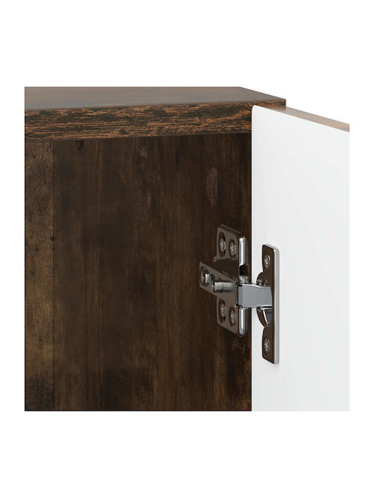 Wooden Brown Bedside Table 43x34.5x50cm
