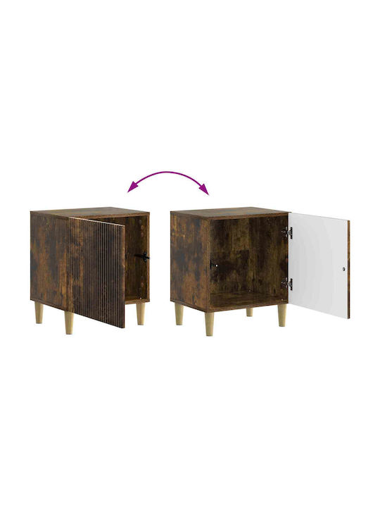 Wooden Brown Bedside Table 43x34.5x50cm
