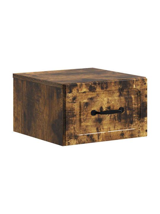 Κομοδίνα Ξύλινα Καφέ 2τμχ 34.5x33x20cm
