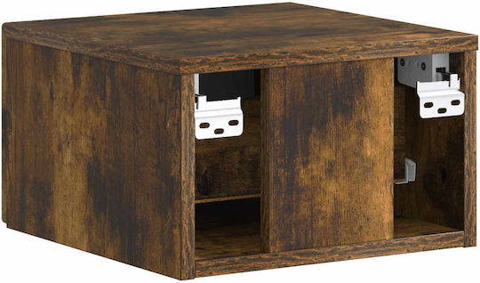 Wooden Bedside Tables Brown 2 Pieces 34.5x33x20cm