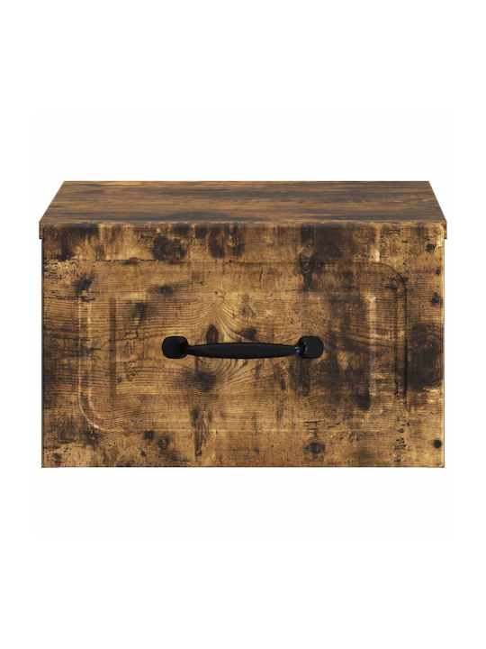 Κομοδίνα Ξύλινα Καφέ 2τμχ 34.5x33x20cm