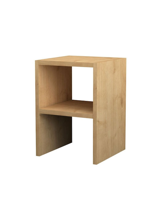 Nachttisch Smile Holz Beige 30x30x40cm