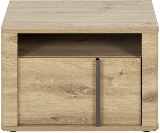 Wooden Bedside Table Brown 57x37x39cm Wooden Bedside Table Brown 57x37x39cm