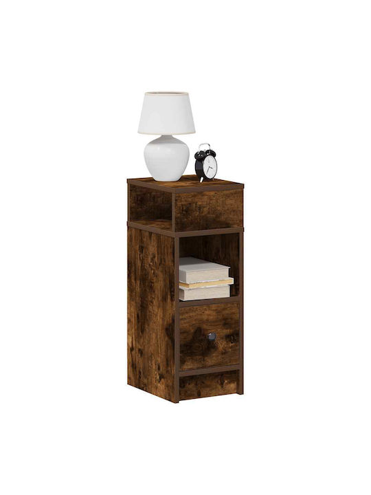 Wooden Brown Bedside Tables 2 Pieces 25x31x66cm