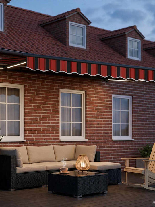 vidaXL Markise Terrasse Orange 2,5x2m
