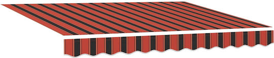 vidaXL Orange Awning Frame with PU Coating 2x2.5m