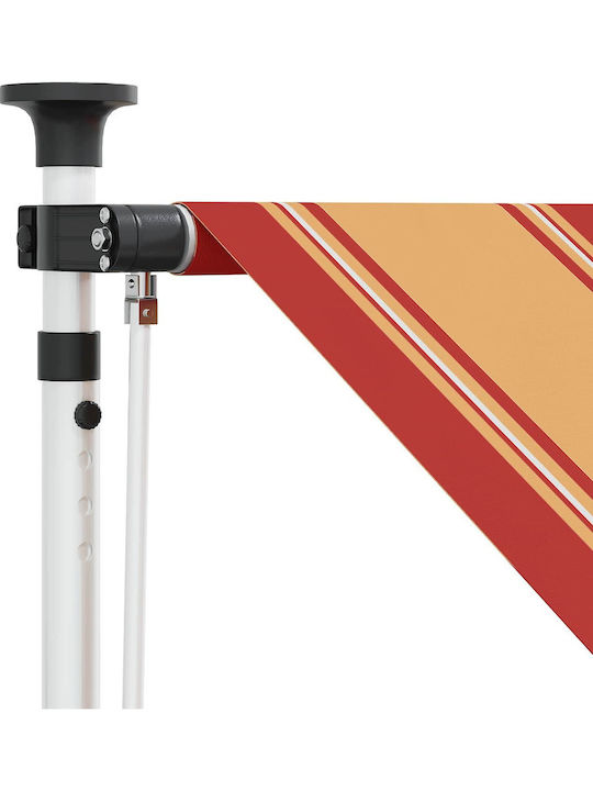 vidaXL Τέντα Βεράντας Πολύχρωμη 3x1.15m