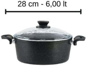 SteweHome Oală Adâncă 6l /