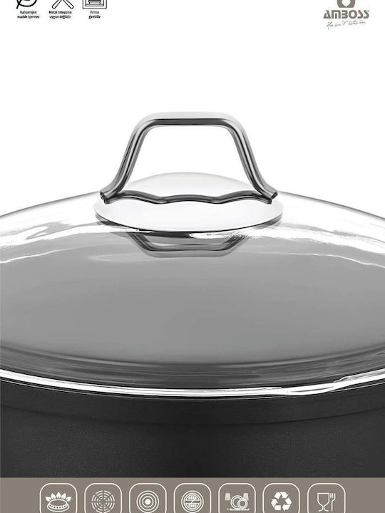 SteweHome Deep Aluminum Stockpot