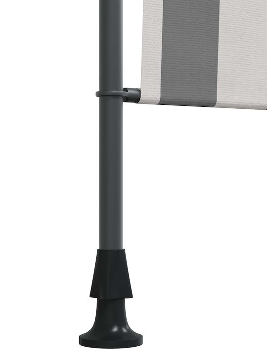 vidaXL Terrasse Zelt mit LEDs Grau 1.5x2.7m
