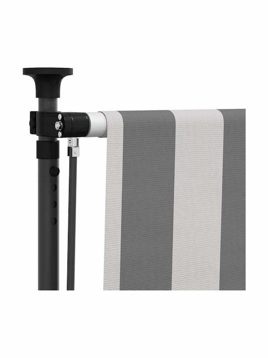 vidaXL Terrasse Zelt mit LEDs Grau 1.5x2.7m