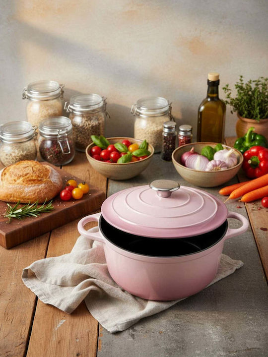 SteweHome Deep Cast Iron Stockpot