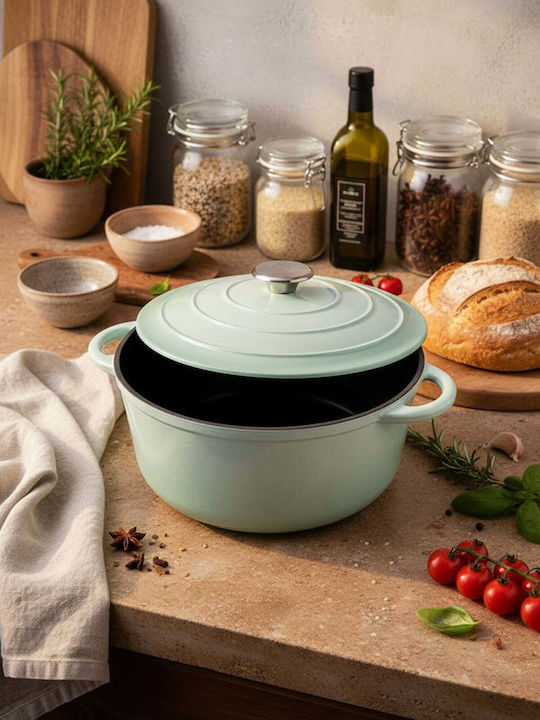 SteweHome Βαθιά Κατσαρόλα από Μαντέμι 28cm
