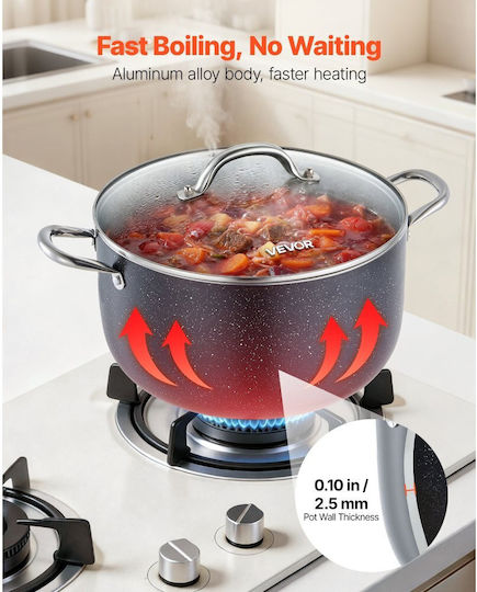 Vevor Stockpot Aluminum 11.4lt