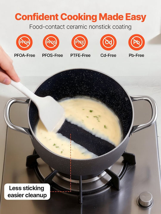 Vevor Stockpot Aluminum 5.7lt