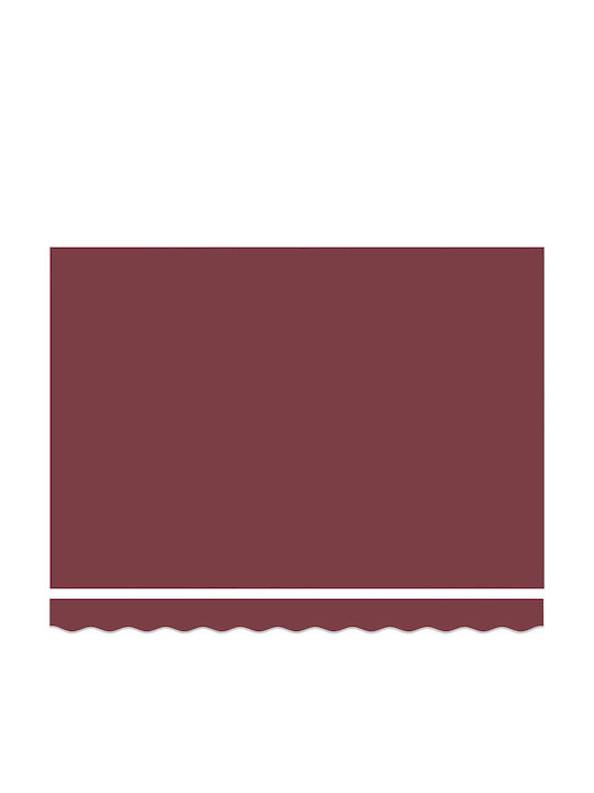 vidaXL Burgundy Terrace Tent 2.5x2m