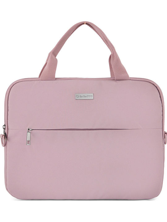 Zagatto Messenger Laptop Bag Waterproof 15.6" in Pink Colour ZG993
