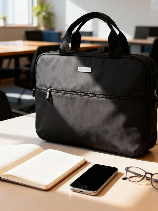 Zagatto Messenger Geantă Laptop Impermeabilă 15.6" în Culoare Neagră ZG992