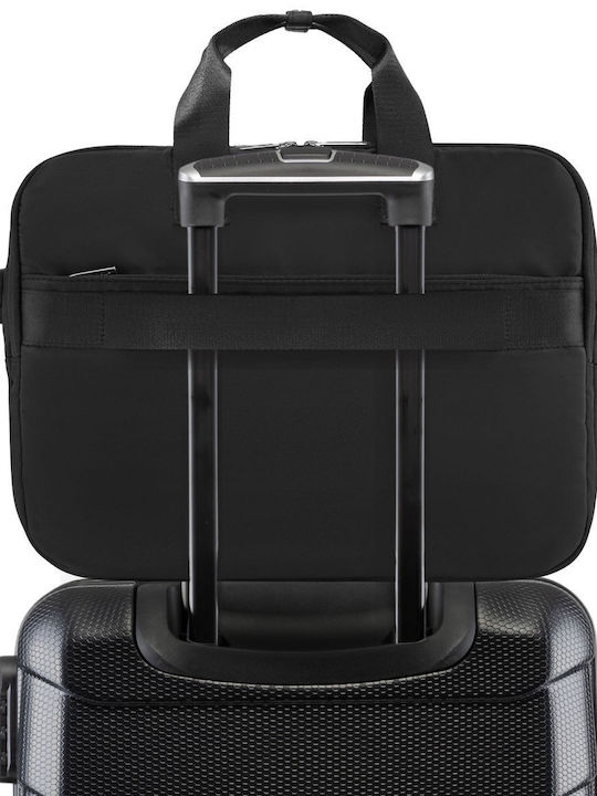Zagatto Geantă Messenger Laptop Impermeabilă 15.6" în Culoare Neagră