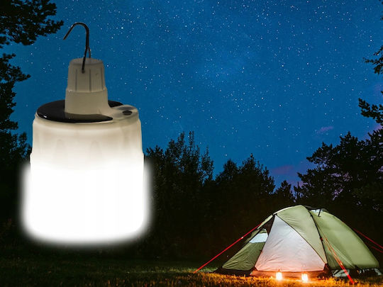 Lampa Lampă Led Solară pentru Camping Albă