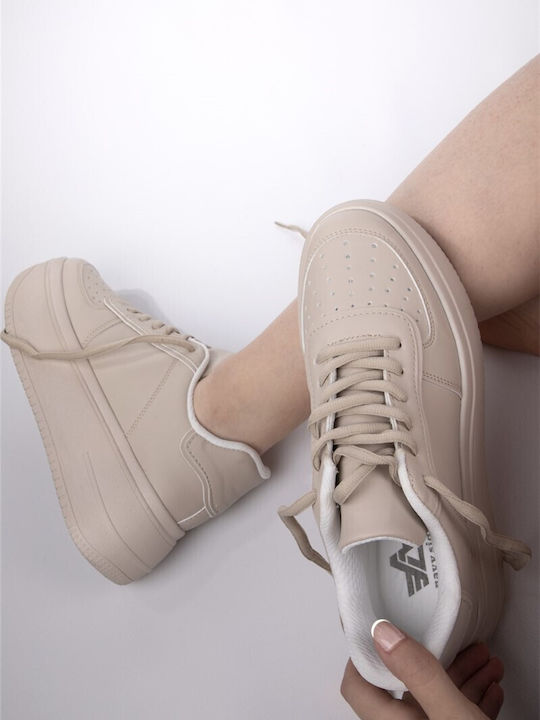 Damen Sneakers Beige