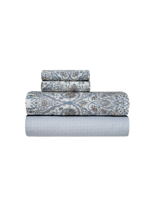 Kentia Stylish Aniz Set Bed Sheets Double 240x270cm 4 Pieces