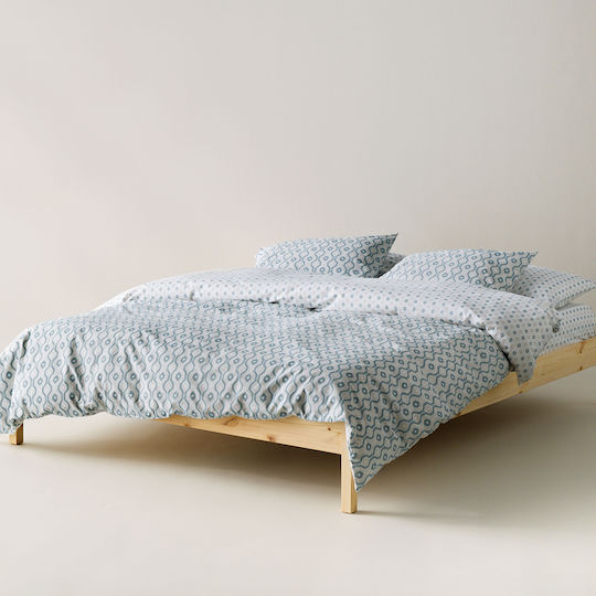 Kentia Trubi Комплект Чаршафи Единични 160x270см Петролен (3бр)