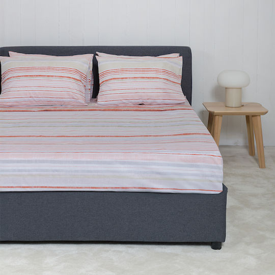 Biokarpet Bettlaken Naf Naf Summit 151 Vinson Rote-Set Super-Doppel Gummibettlaken