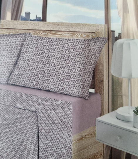 Homestyle Semi-Doppel 120x200+33cm mit Gummizug Beige