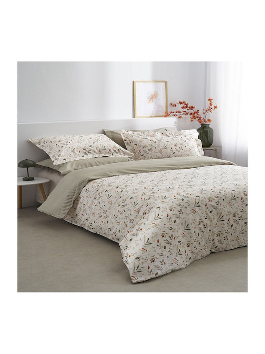 Vesta Home Valencia Bed Sheets Set Super King 240x270cm Olive 4 Pieces