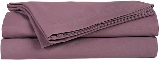 Cearceaf De Pat Individual Bumbac Super Dublu Cu Elastic 160x200+35cm Colour Best 1010 Mov Das Home Țesătură Bumbac 100% Tip Cearceaf Cu Elastic Mov Mărime Super Dublu Das Home 422410221010