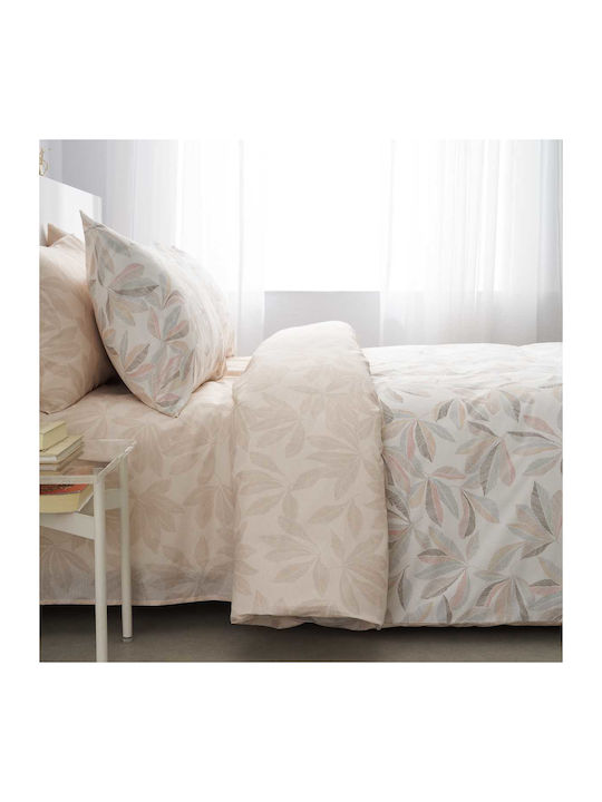 Vesta Home Anthia Σετ Σεντόνια Υπέρδιπλα 240x270εκ. Μπεζ (4τμχ)