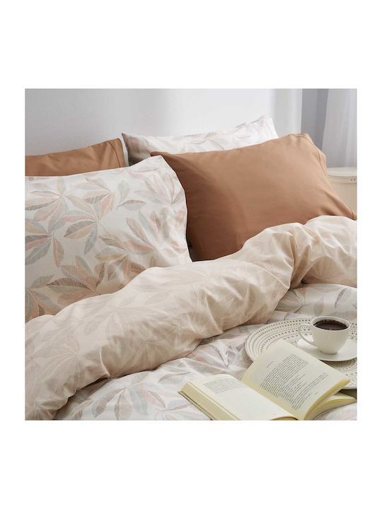 Vesta Home Anthia Σετ Σεντόνια Υπέρδιπλα 240x270εκ. Μπεζ (4τμχ)