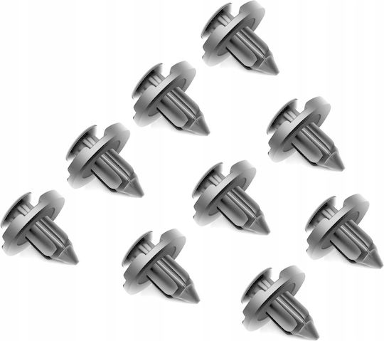 10x Clip Clamp Nissan Mitsubishi Qashqai Lancer 8 Mm