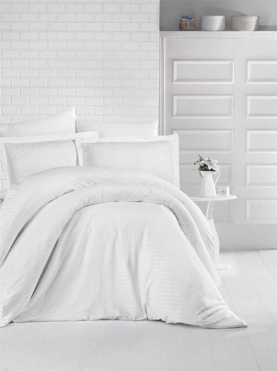 Linea Home Soft Σεντόνι King Size με Λάστιχο 180x200+25εκ. Soft Satin