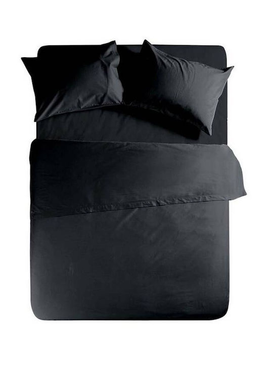 TnS Sheet for Single Bed 160x250cm. Black