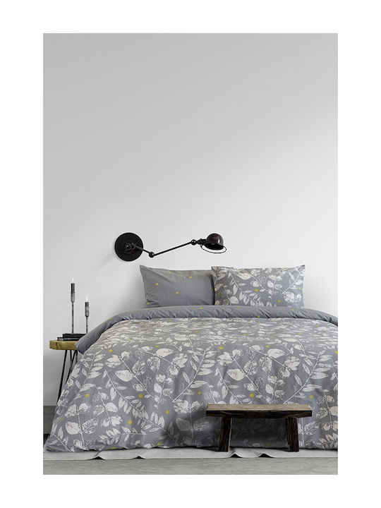 Kocoon Fueglio Σετ Σεντόνια Μονά 160x270εκ. Fueglio Grey (3τμχ)