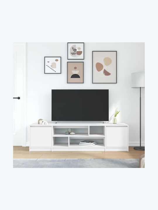TV Stand White M188.5xD41xH50cm