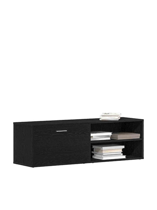 TV Stand Black L120xW34xH37cm