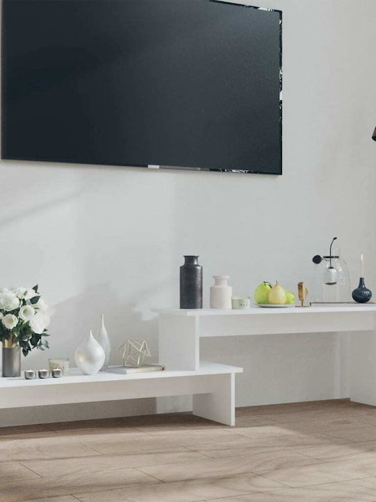 TV-Ständer Weiß M180xT30xH43cm