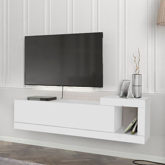 Volare Επιτοίχιο Λευκό 150x29.6x38.6εκ. Volare Επιτοίχιο Λευκό 150x29.6x38.6εκ.