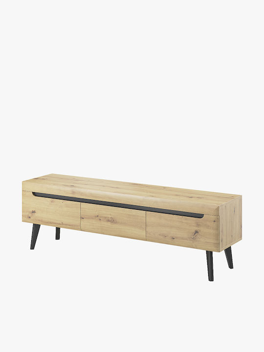 Nordi Artisan TV Stand Black L160xD40xH50cm