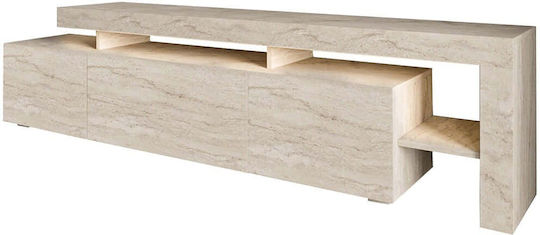Beliz Επιδαπέδιο με Φωτισμό Led Travertine Beige 192x37x53εκ. Beliz Επιδαπέδιο με Φωτισμό Led Travertine Beige 192x37x53εκ.