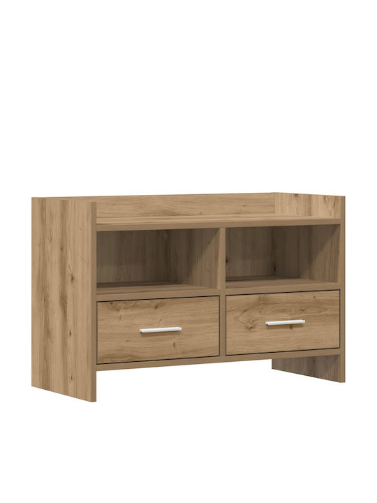 TV Stand Artisan Oak L71.5xW33xH47cm